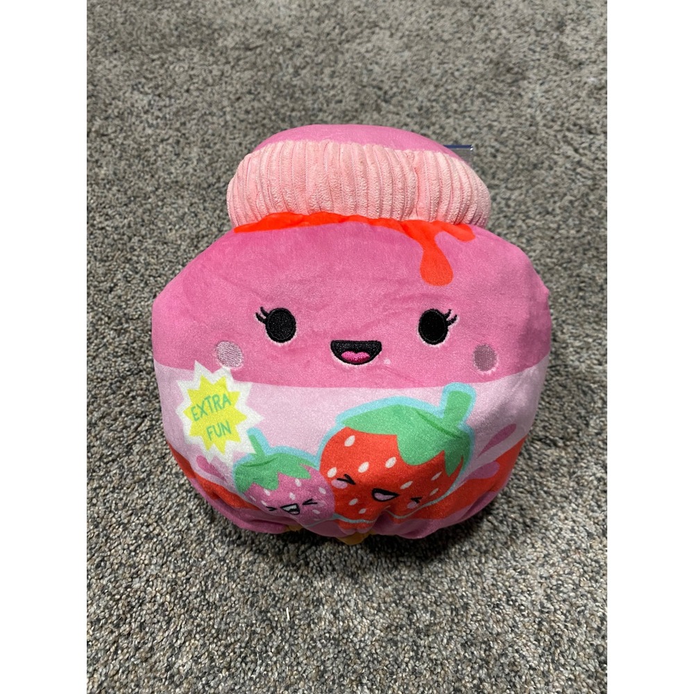 Squishmallows Flip-A-Mallow Kids 8 Inch Pink Excellent PB & J Reversible Plush